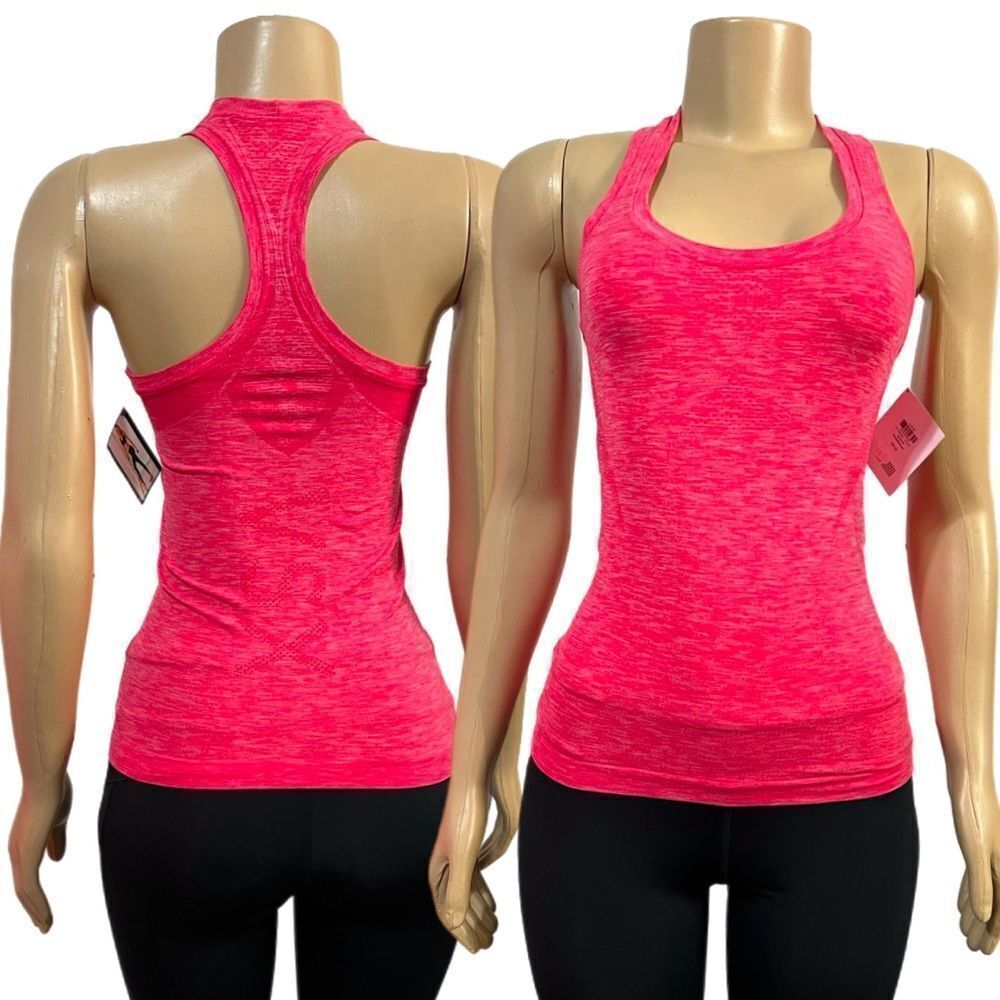 Victorias Secret Vsx Sexy Sport Seamless Sports Tank Top Marled Coral Xsmall